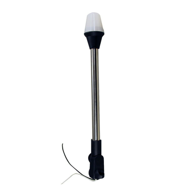 5-Stage Fixed Mount Light Mast Adjusts from 24 to 8-1/4 Steel Construction Electric Winch 